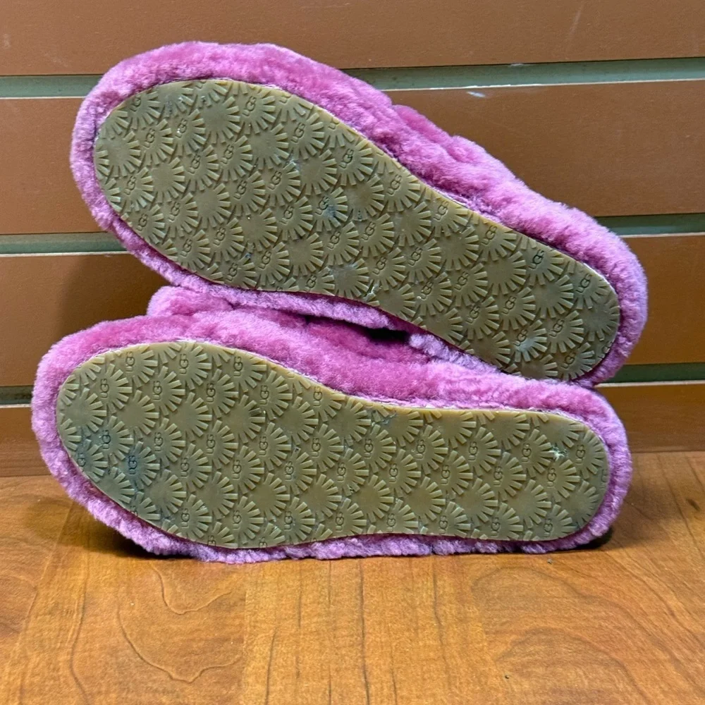 UGG Fuzzy Mauve Women's Slippers - Picture 2 of 6
